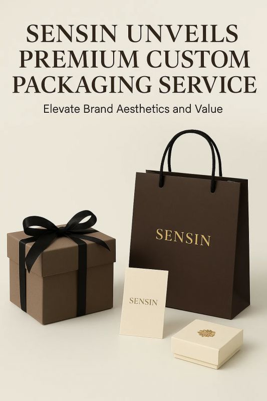 Sensin presenta servicio de embalaje personalizado premium para elevar la estética y el va